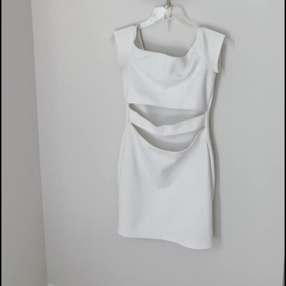 Trendy White Bodycon